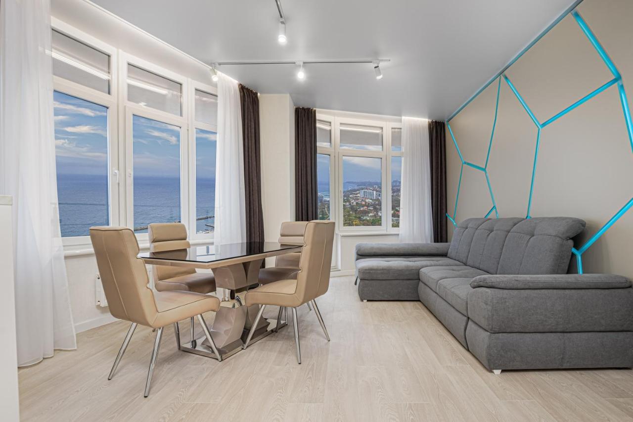 אודסה Pearl 45 Panoramic Sea View Apartment מראה חיצוני תמונה